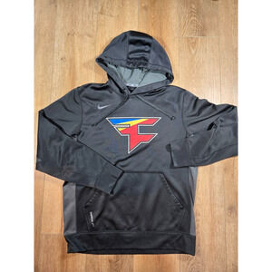 Nike FaZe Clan Hoodie Mens M Therma Fit USA F&F Tournament Champs Rare